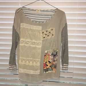 Unique Anthropologie blouse